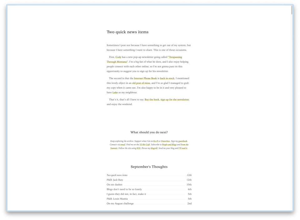 Manuel Moreale's Blog